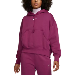 Nike Sportswear Phoenix Fleece Over-Oversized Pullover Hoodie Women's - Rosewood/Sail