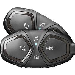 Interphone Intercomunicador Active Pack Doble Negro