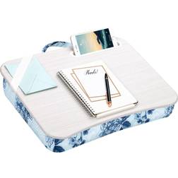 LapGear Designer Lap Desk, 17-3/4" x 13-3/4" x 2-3/4" Blue Blossom