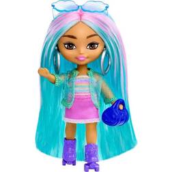 Barbie Extra Mini Doll with Blue Hair