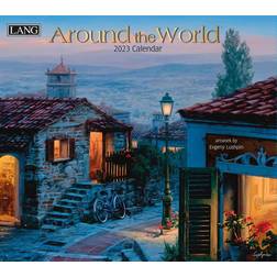 Lang Calendars Blue 'Around the World' 12-Month 2023