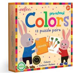 Eeboo Pre School Colors Pairs 12 Pieces