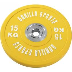 Gorilla Sports Bumper Plates COLOR 50 mm