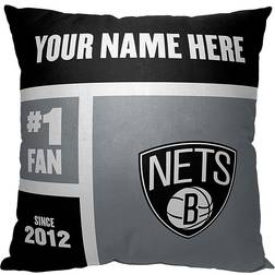 The Northwest Group Brooklyn Nets Complete Decoration Pillows Grey, Black (45.7x45.7cm)