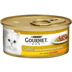Gourmet 48 85 Gold Møre Bidder Kylling & Lever