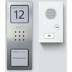 Siedle SET CAB 850-1 E/W Interphone filaire Champ info argent, blanc