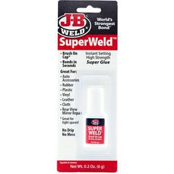 J-B Weld 33106 SuperWeld Glue Clear Super Glue 0.2 oz