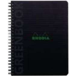 Clairefontaine Recycled and Recyclable Greenbook Notebook 160 Pages 6-Hole Punched
