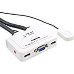 InLine Commutateur KVM 2 ports VGA USB avec audio