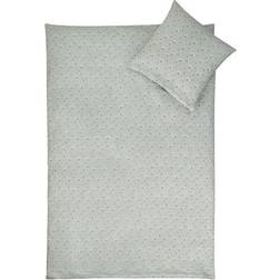 Borg Design spjälsäng 100x140 100% bomullssatin - Summer turkis