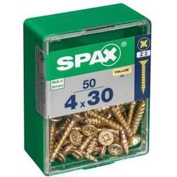 Spax Låda skruvar Träskruv Platt