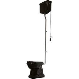 Lavabo Retro High Toilet S-Lås Krom Rør