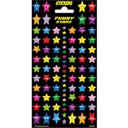 Globos Stickers med sjove stjerner