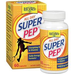 Natural Balance Super Pep All Day Herbal Energy Supplement Eleuthero 60 Stk.