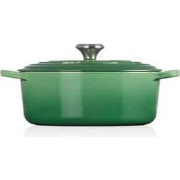 Le Creuset Bamboo Green Signature med lock 4.1 L