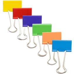 Jam Paper Colorful Binder Clips