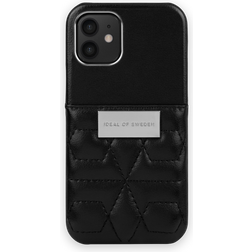 iDeal of Sweden Statement Case iPhone 12 Mini Quilted Black Mini Pocket