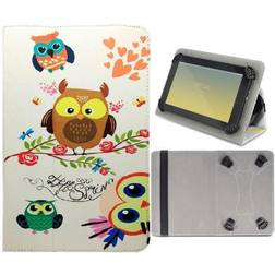 GreenGo Universal Tablet Cover 9-10tm Owls