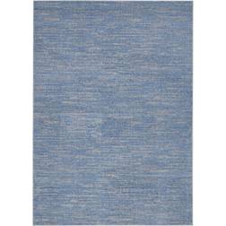 Nourison Essentials Solid Contemporary Gray, Blue