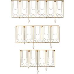 Ridge Road Décor Metal Glam Hooks Wall Decor