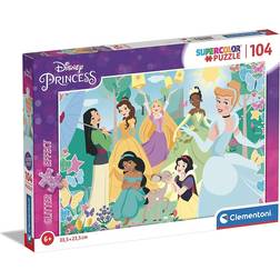 Clementoni Disney Princess Supercolor 104 Pieces