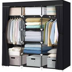 Lokeme Portable Closet Wardrobe 55.5x69"