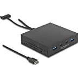 DeLock Lagrings Bay Port Panel USB 3.2 Gen 2