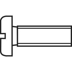 Toolcraft 815896 Allen screws M5 DIN 84 ISO 1207 1Stk.