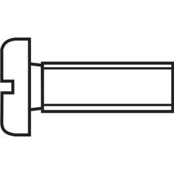 Toolcraft Vis Cylindrique M6 20 mm Tête Cylindrique Polyamide n/A C93096 1pcs