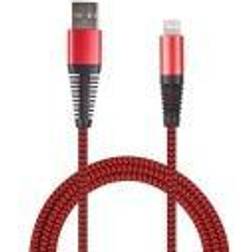 2GO Lightning Cable 1m Rød
