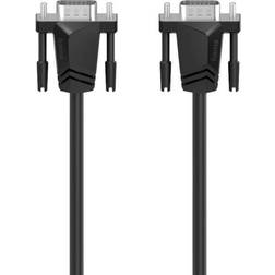 Hama VGA Cable VGA 15-pin plug, VGA 15-pin plug 1.50 m Black 00200707