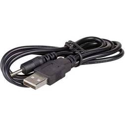 Akyga 4 pin USB Type A male DC strømstikforbindelse 2,5 ID: 0,7