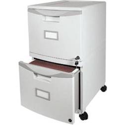 Storex 2-Drawer Mobile Vertical File Cabinet