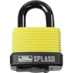 BURG WÄCHTER Splash 470 45 Yellow SB Cadenas Jaune/Noir Avec Serrure À Clé