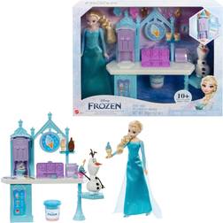 Disney Frozen Disney-La Reine des Neiges-Elsa et Olaf Douceurs Givrées-Coffret pâte à modeler HMJ48 Blanc