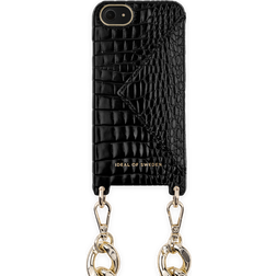 iDeal of Sweden Necklace Case iPhone 8/7/6/6S/SE Neo Noir Croco