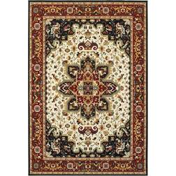 Oriental Weavers Kashan 96W Black, White, Red, Blue 106x"