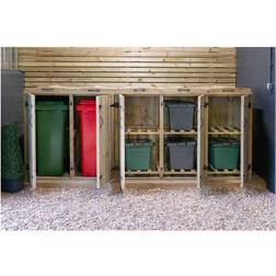 The Garden Village Chatburn 2 Wheelie Bin/6 Recycle Box Store (Building Area )