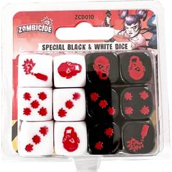 Guillotine Games Zombicide 2nd Ed: Special Black & White Dice (Exp