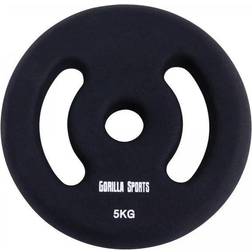 Gorilla Sports Viktskivor Neopren 31mm (Par) 2 x 5 kg