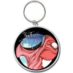 ROCK OFF Pink Floyd Keyring Schlüsselanhänger Eat Head Logo in Size eat head