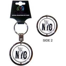 John Lennon Lennon Keychain: Power to the People Spinner