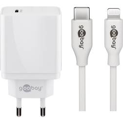 Goobay Lightning/USB-C PD-opladningssæt (25 W)