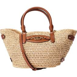 Lauren Ralph Lauren Woven aw/ntrl Smdaphney 20-tte- Skuldertasker hos Magasin Natural/lauren Tan