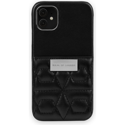 Ideal of Sweden Statement Case iPhone 11 Quilted Black Mini Pocket