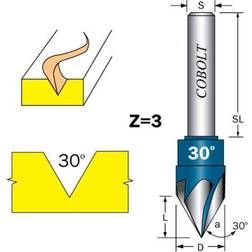 Cobolt 209-000 Kaiverrusjyrsin Z=3 30 Astetta