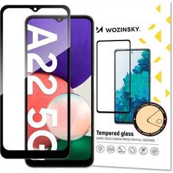 Wozinsky Sk rmskydd Samsung A22 5G i h rdat glas Fullsk rm Black