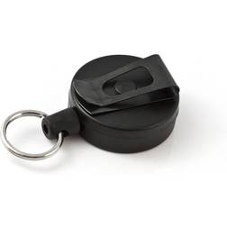 #6 Key Reel Split Ring Type - Black