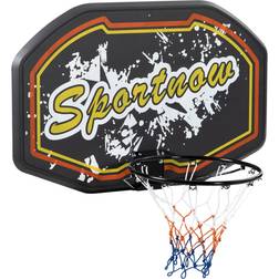 Sportnow Wall Mounted Mini Basketball Hoop and Net