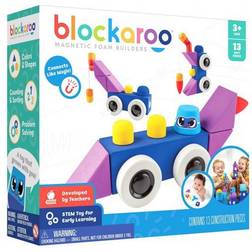 Blockaroo Magnetische Foam Blokken Voertuigen, 13dlg